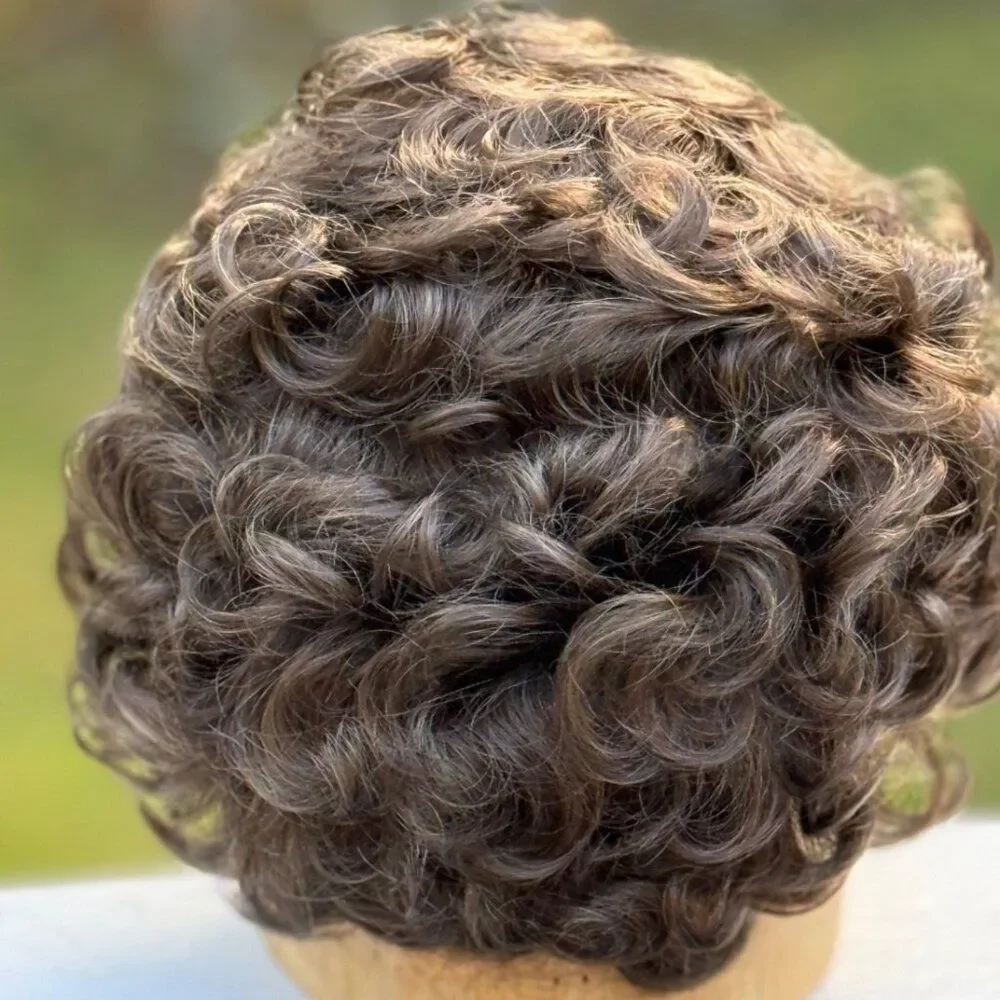 NEW Gabor Flexlite Wig Kanekalon Personal Fit Cap Short Curly Brown #10